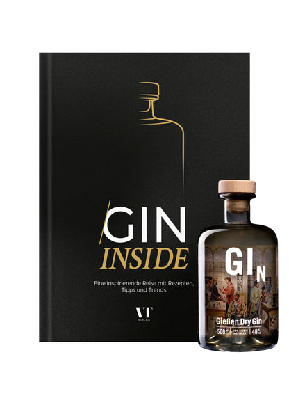BUNDLE: Buch "Gin Inside – Collector’s Edition“ und 500 ml Gießen Dry Gin