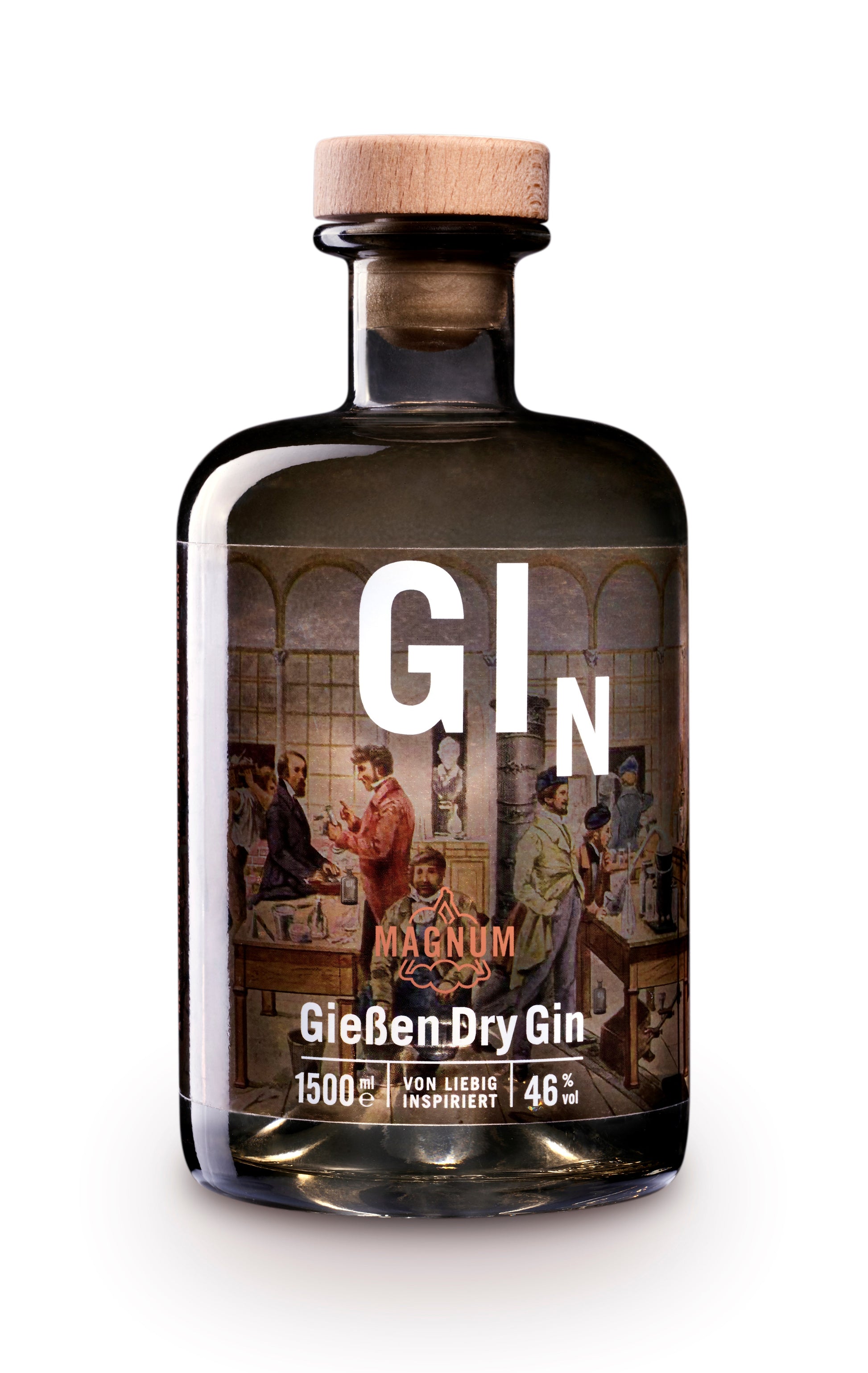 SILVESTER-SPECIAL: GIESSEN DRY GIN MAGNUM (1500 ML) –22%